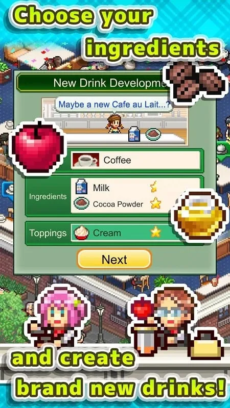 Download Cafe Master Story MOD APK versi terbaru.