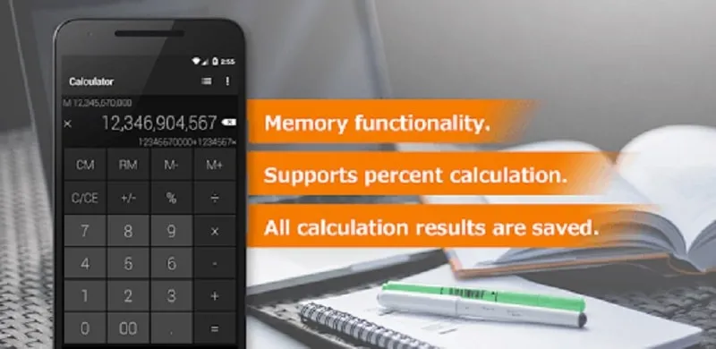 Fitur Gratis Calculator – Simple & Stylish MOD APK