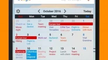 Calendar Schedule Planner mod interface showing premium features