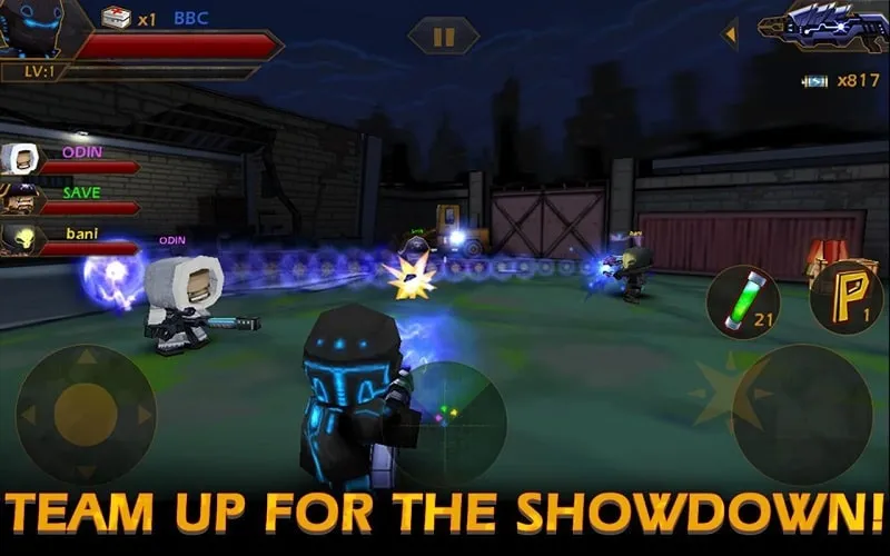 Call of Mini Zombies in-game screenshot displaying a character exploring a new environment.