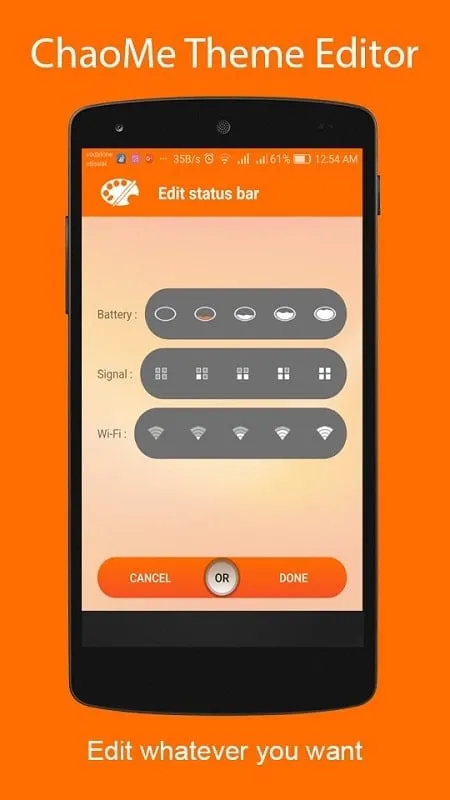 Kompatibilitas ChaoMe Theme Editor mod apk di Android