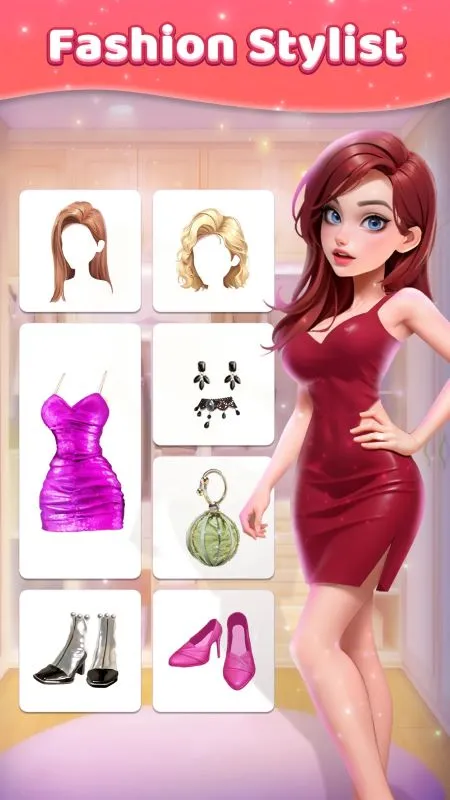 Character customization options in Fashion Journey