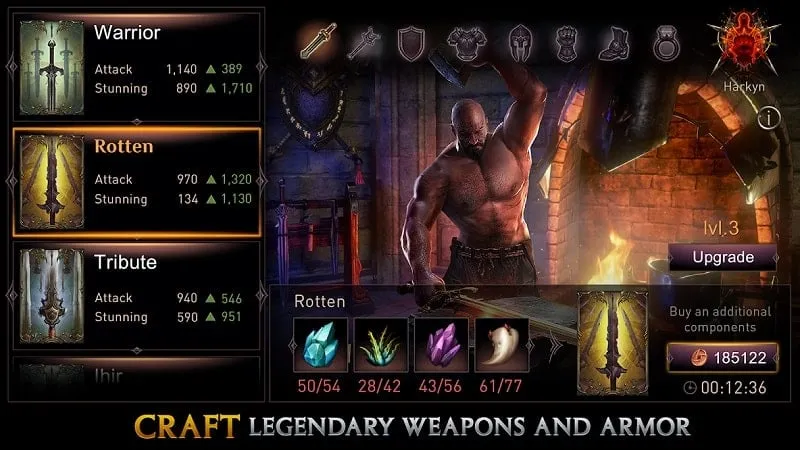 Character customization screen in Lords of the Fallen.