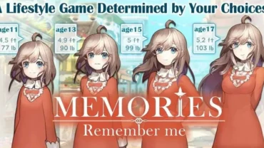 Character selection screen in Memories.