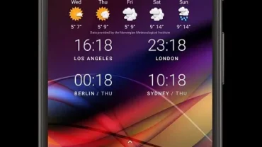 Chronus Information Widgets mod interface showing premium features