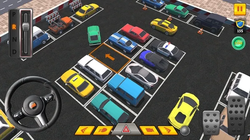 Close-up view of the in-game currency display showcasing the unlimited money mod in Car Parking 3D Pro.