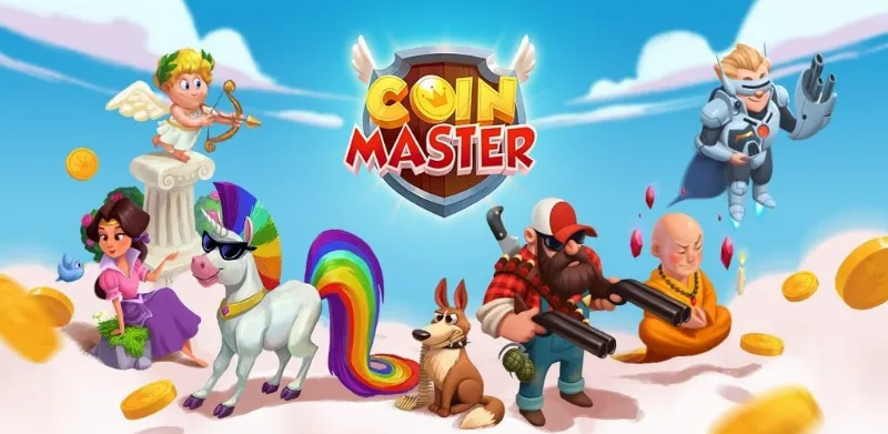 Coin Master gameplay on a mobile device.