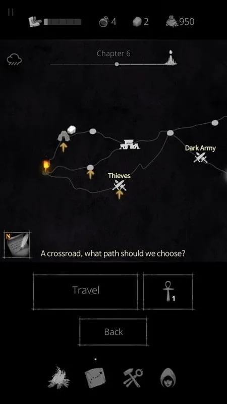 Combat scene from Unknown Knights showing the player's team engaging with enemy forces in a strategic battle.