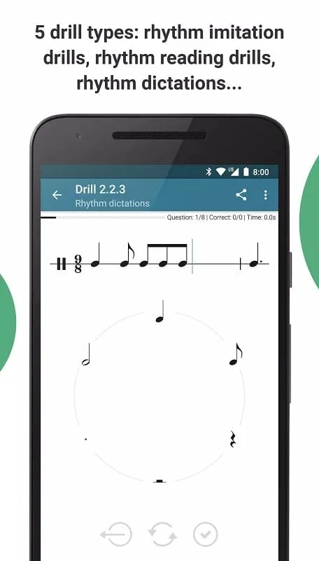 Complete Rhythm Trainer instrument selection