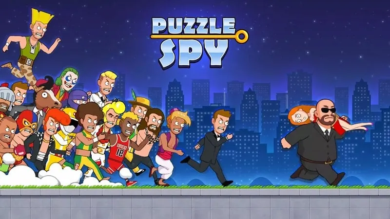 Completing a mission in Puzzle Spy.