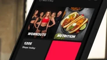 Courtney Black Fitness mod interface showing premium features