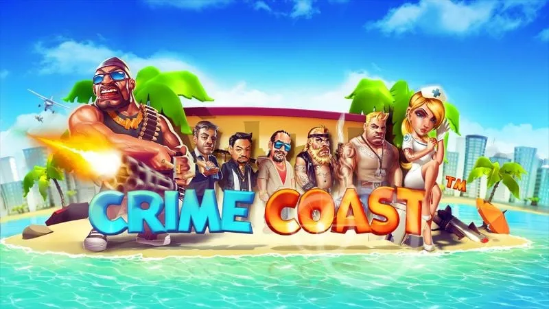 Crime Coast HD main screen.