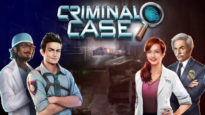 Tampilan gameplay Criminal Case MOD APK