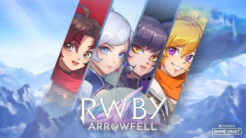 Crunchyroll RWBY main characters in action.