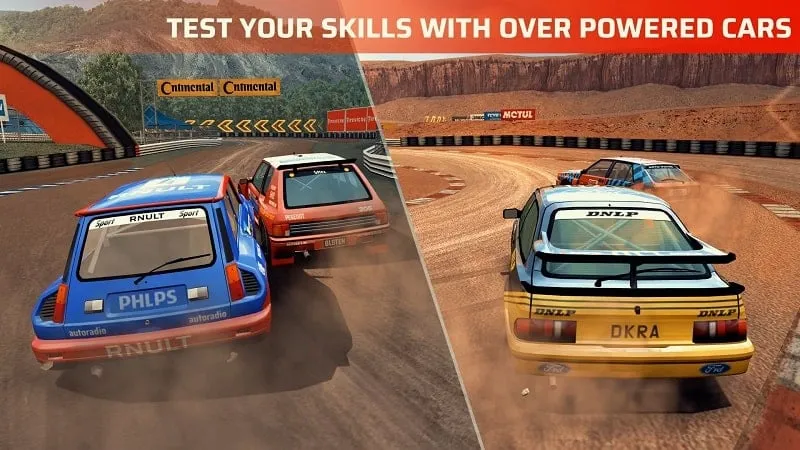 Customizing a rally car in Rally ONE