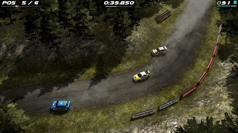 Customizing car options in the Rush Rally Origins mod.