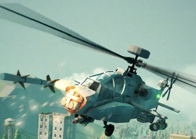 Customizing helicopter appearance with unlimited resources.