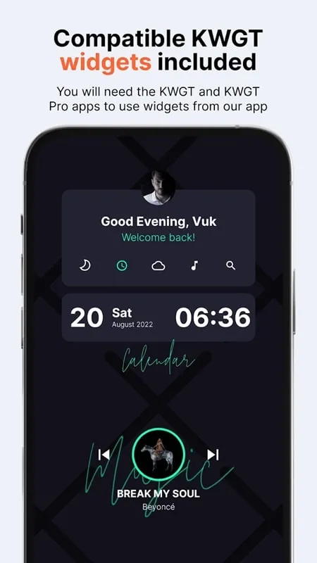 Menyesuaikan widget dan menerapkan tema dengan Nova Icon Pack Mod