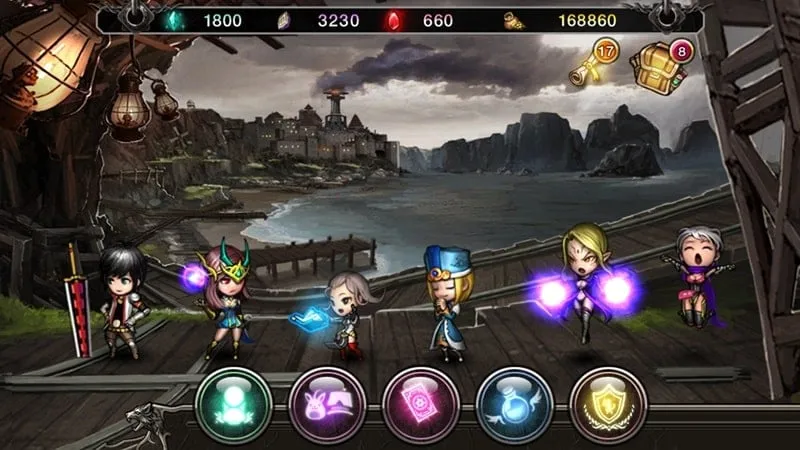 Dark Slayer gameplay on an Android device.