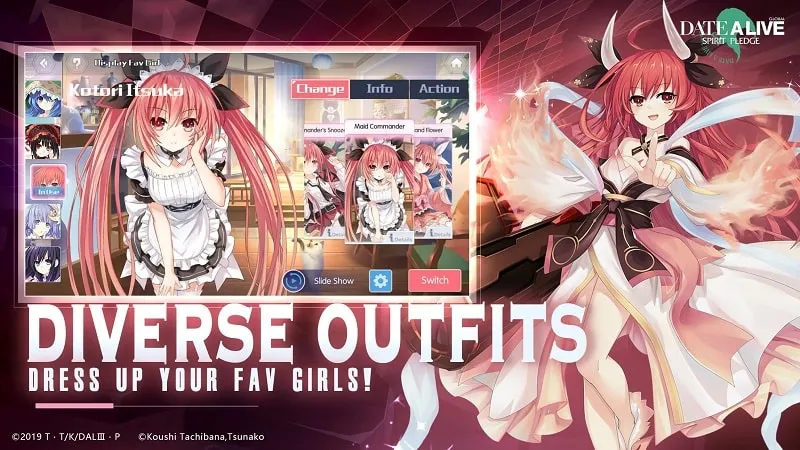 Date A Live Spirit Pledge mod android