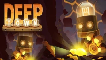 Deep Town gameplay screenshot showcasing the underground mining operation.