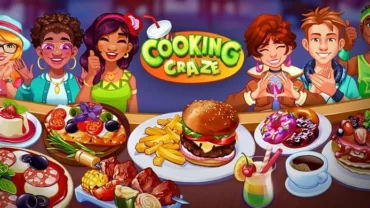 Descriptive alt text for image displaying the Cooking Craze game interface on a mobile device.