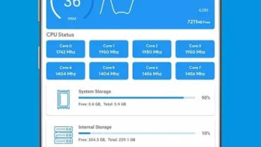 Device Info System CPU Info mod interface showing premium features