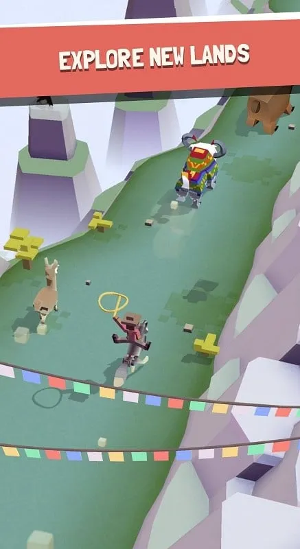 Diferentes animales para montar en Rodeo Stampede.