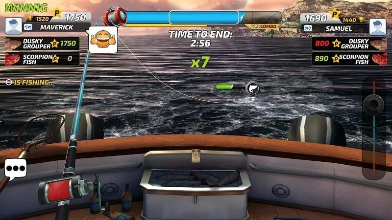 Different fishing locations in Fishing Clash.