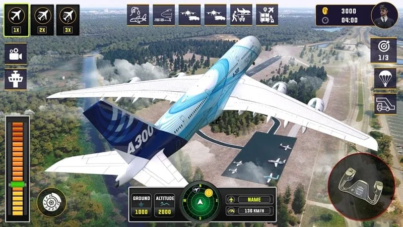 Different types of aircraft displayed in the game.