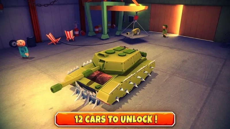 Different types of weapons available to players in the Zombie Offroad Safari game.