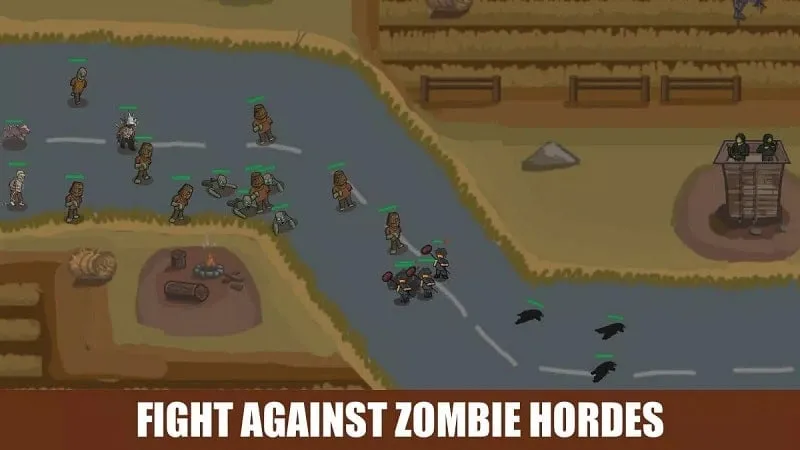 Different types of zombies in The Last Hope: Zombie Defense.