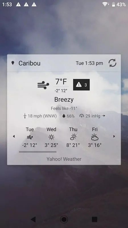 Digital Clock & Weather Widget showcase