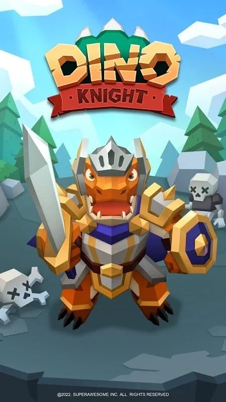 Dino Knight engaging in combat with multiple enemies.