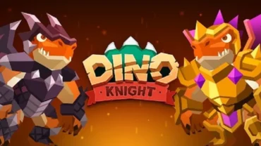 Dino Knight in action, showcasing the game's visual style.