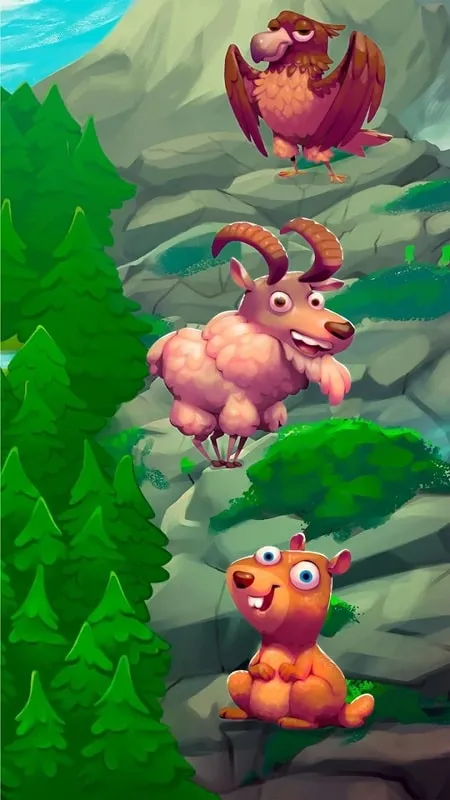 Discovering rare and unique creatures in Zoopolis MOD APK.