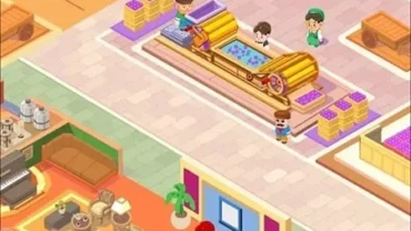 Displaying the Juice Making game interface.