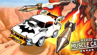Displaying various car models available in the Merge Muscle Car game.