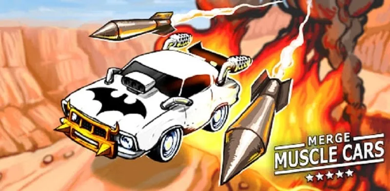 Displaying various car models available in the Merge Muscle Car game.