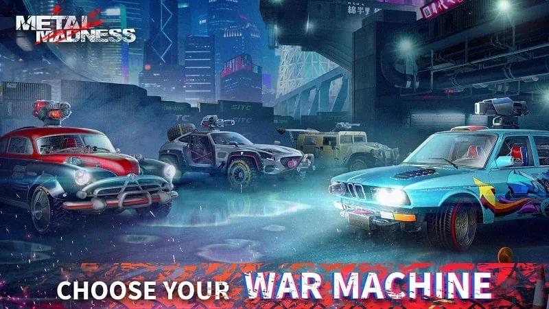 Bản đồ đa dạng trong METAL MADNESS PvP MOD từ tuyết đến đấu trường.