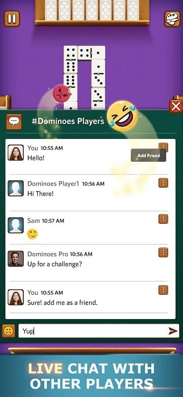 Dominoes Pro MOD APK với tính năng hack tiền vô hạn.