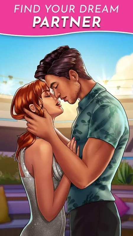 Downloading Love Island The Game 2 mod apk on an Android phone.