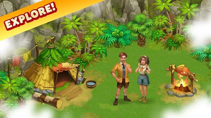 Downloading the Family Adventure Find way home MOD APK.