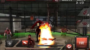 Downloading the Zombie Roadkill 3D mod on an Android smartphone.