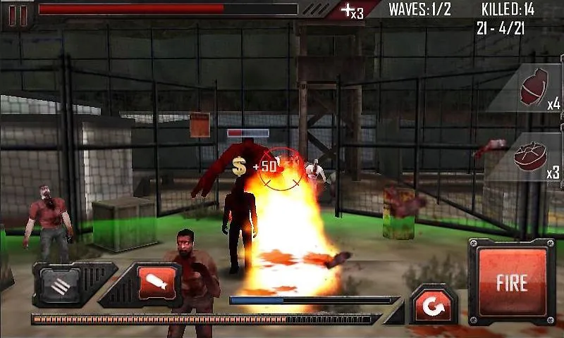 Downloading the Zombie Roadkill 3D mod on an Android smartphone.