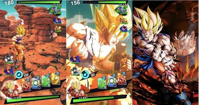 Dragon Ball Legends in-game screenshot.