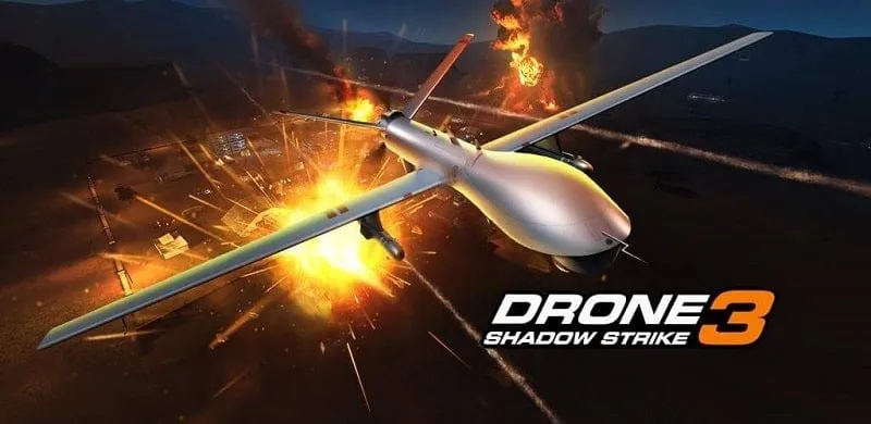 Drone Shadow Strike 3 gameplay on a mobile device.