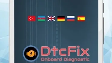 DtcFix mod interface showing the main dashboard