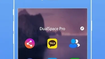 Dual Space Pro Multi Accounts mod interface showing premium features