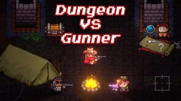 Dungeon VS Gunner Title Screen